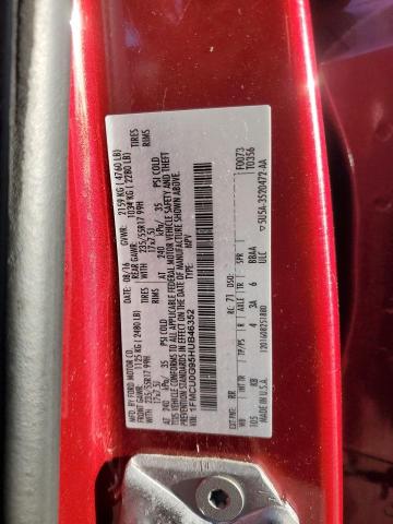 1FMCU0G95HUB46352 - 2017 FORD ESCAPE SE RED photo 13