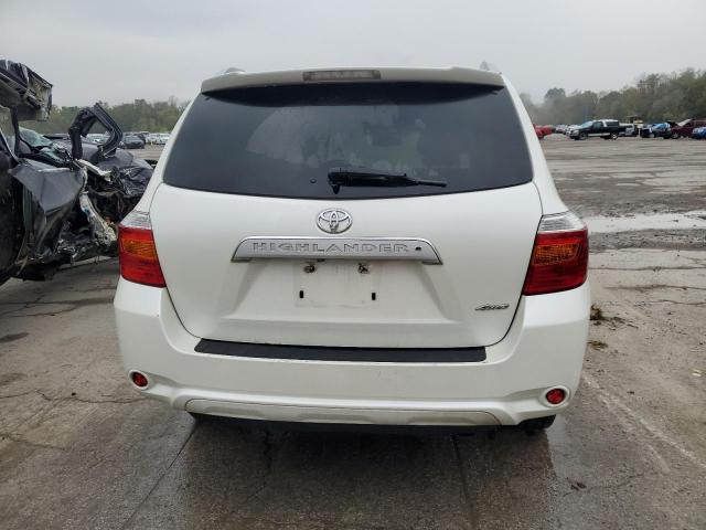 JTEDK3EH9A2159614 - 2010 TOYOTA HIGHLANDER LIMITED WHITE photo 6