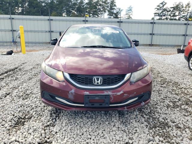 2HGFB2F53DH551903 - 2013 HONDA CIVIC LX BURGUNDY photo 5