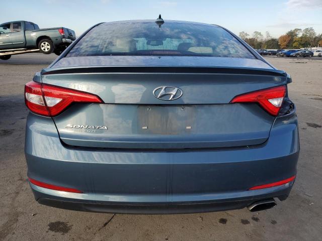 5NPE24AF6FH180834 - 2015 HYUNDAI SONATA SE BLUE photo 6