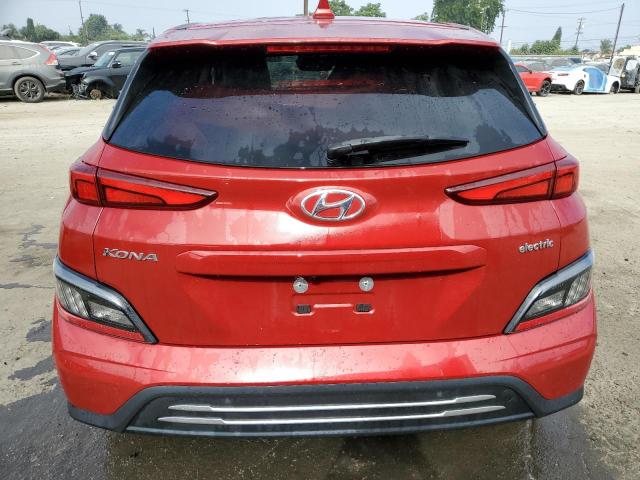 KM8K53AG7NU158788 - 2022 HYUNDAI KONA LIMITED RED photo 6