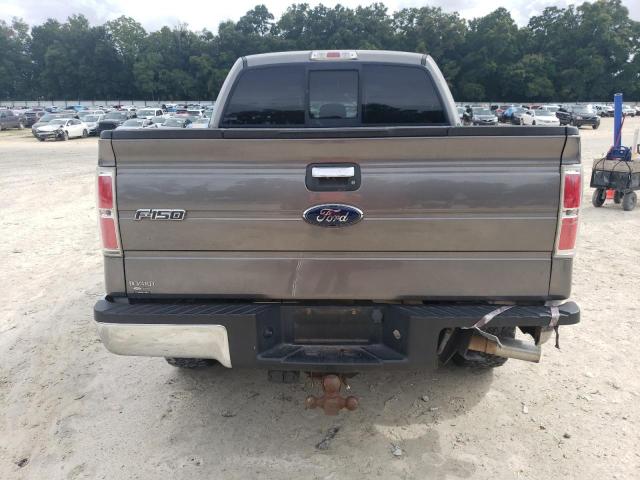 1FTFW1ET4DFB96187 - 2013 FORD F150 SUPERCREW GRAY photo 6