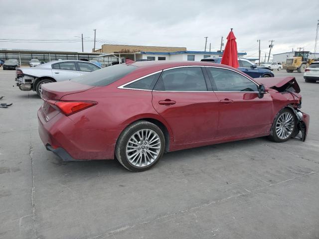 4T1DA1AB8NU011957 - 2022 TOYOTA AVALON LIMITED MAROON photo 3