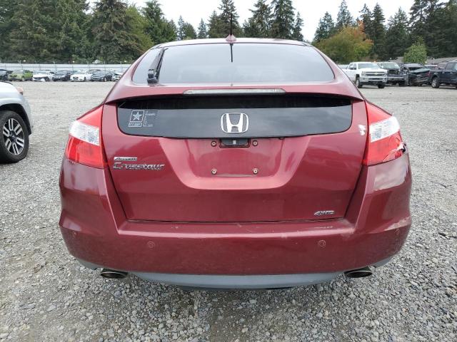 5J6TF2H53AL008059 - 2010 HONDA ACCORD CRO EXL RED photo 6