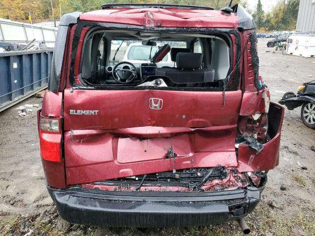 5J6YH28786L023729 - 2006 HONDA ELEMENT EX BURGUNDY photo 6