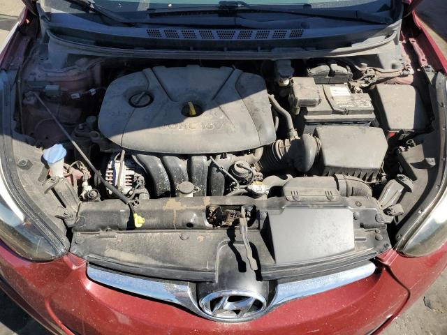 5NPDH4AE4FH646780 - 2015 HYUNDAI ELANTRA SE RED photo 11