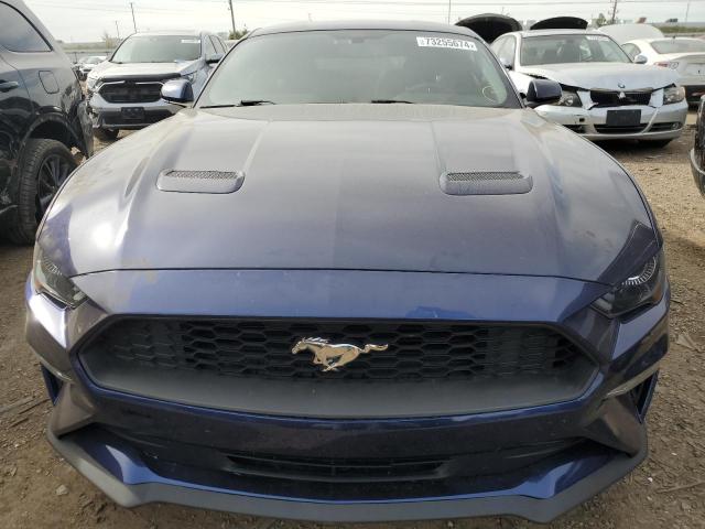 1FA6P8THXK5111821 - 2019 FORD MUSTANG BLUE photo 5