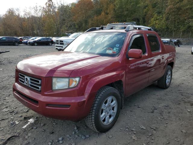 2HJYK16536H512681 - 2006 HONDA RIDGELINE RTL BURGUNDY photo 1