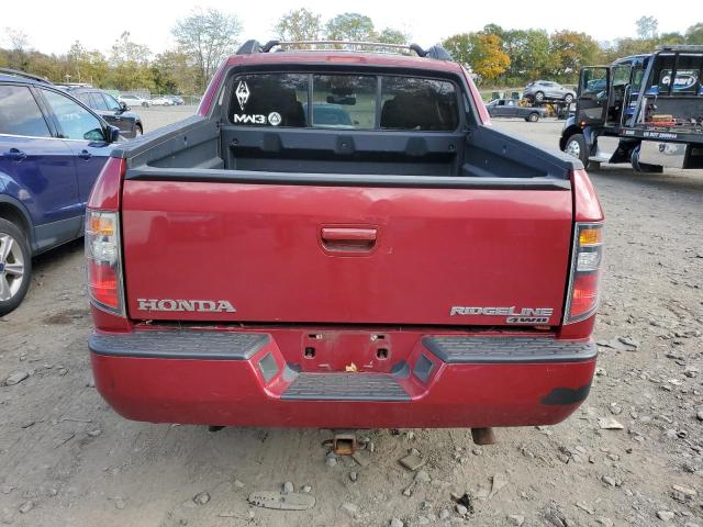 2HJYK16536H512681 - 2006 HONDA RIDGELINE RTL BURGUNDY photo 6