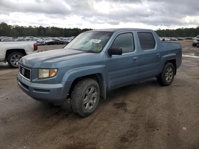 2HJYK16367H517969 - 2007 HONDA RIDGELINE RTX TEAL photo 1