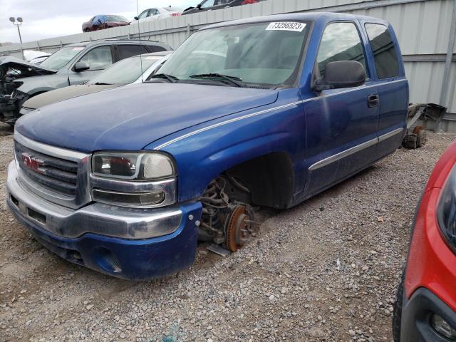 1GTEC19T14Z320235 - 2004 GMC NEW SIERRA C1500 BLUE photo 1