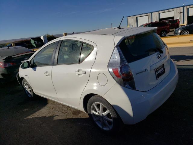 JTDKDTB39C1526079 - 2012 TOYOTA PRIUS C WHITE photo 2