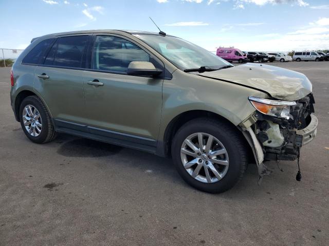 2FMDK3J97DBC82034 - 2013 FORD EDGE SEL GREEN photo 4