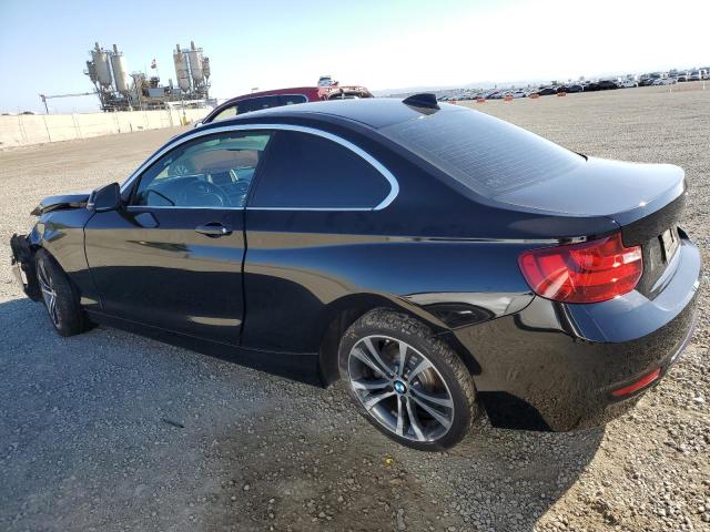WBA1F9C53GV544906 - 2016 BMW 228 I SULEV BLACK photo 2