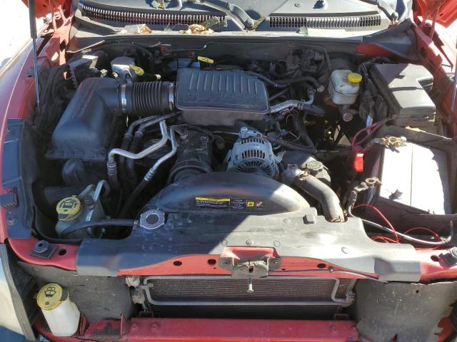 1D7HW48N65S227252 - 2005 DODGE DAKOTA QUAD SLT RED photo 11