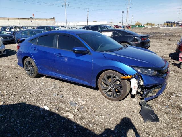 19XFC2F85KE025061 - 2019 HONDA CIVIC SPORT ლურჯი ფოტო 4