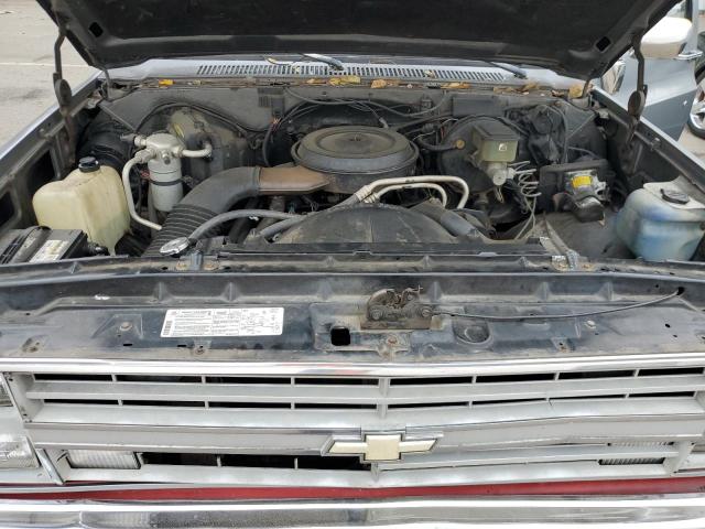 1GCDR14K2HF408517 - 1987 CHEVROLET R10 SILVER photo 11