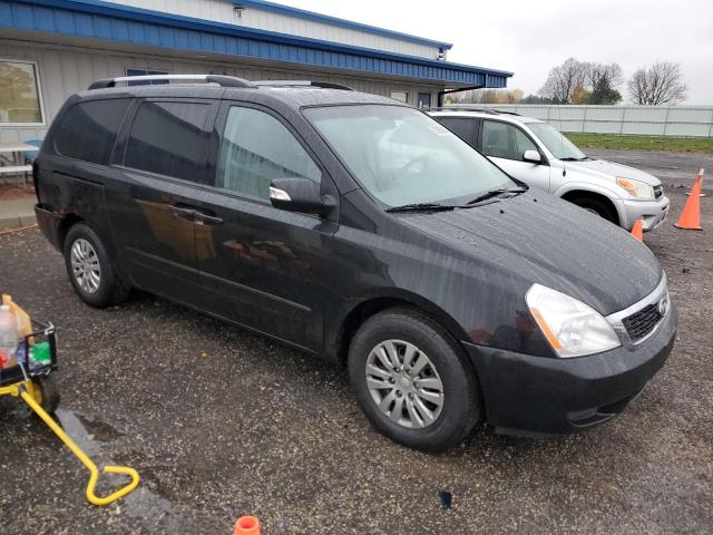 KNDMG4C73C6426053 - 2012 KIA SEDONA LX BLACK photo 4