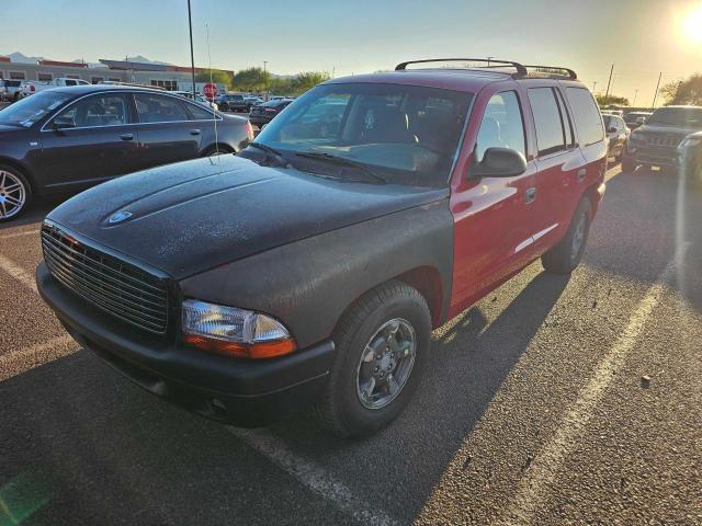 1B4HR38N32F200376 - 2002 DODGE DURANGO SPORT RED photo 2