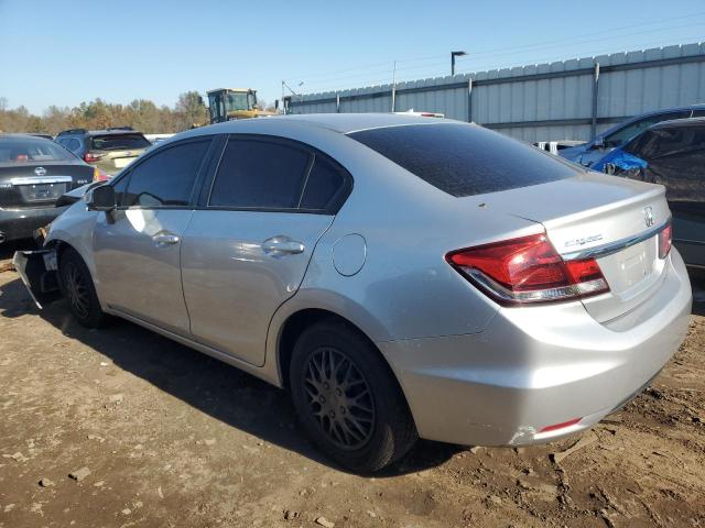 2HGFB2F52DH593379 - 2013 HONDA CIVIC LX SILVER photo 2