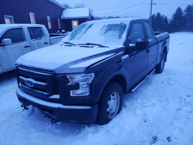 1FTEX1E86HKD22440 - 2017 FORD F150 SUPER CAB BLUE photo 1