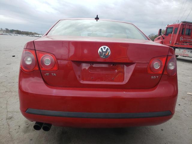 3VWBJ71K87M015333 - 2007 VOLKSWAGEN JETTA 2.0T OPTION PACKAGE 1 RED photo 6