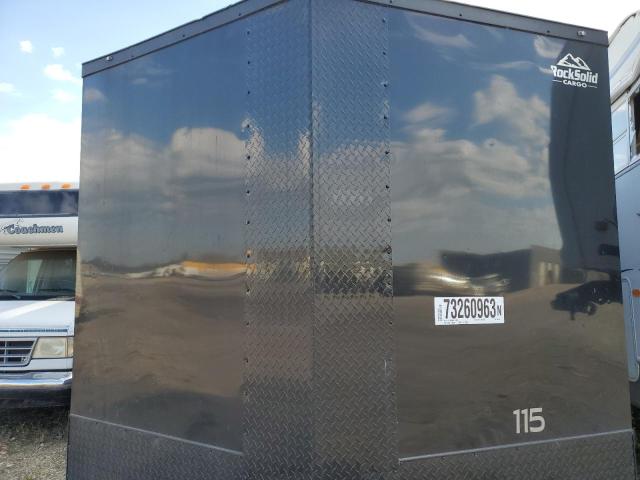 7H2BE3634ND047341 - 2022 CARGO TRAILER BLACK photo 7