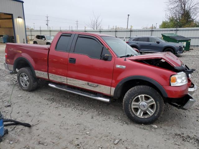 1FTPX14V97FB03415 - 2007 FORD F150 RED photo 4