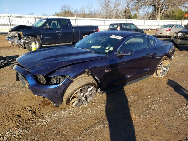 1FA6P8RF4F5501518 - 2015 FORD MUSTANG 50 BLUE photo 1