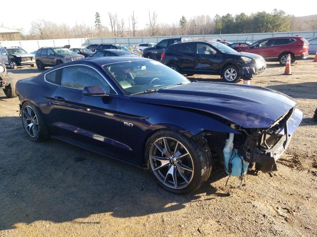 1FA6P8RF4F5501518 - 2015 FORD MUSTANG 50 BLUE photo 4