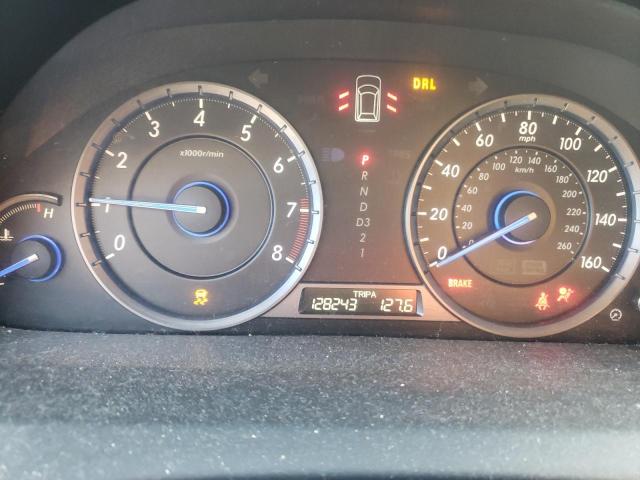 5J6TF1H55CL005239 - 2012 HONDA CROSSTOUR EXL ნაცრისფერი ფოტო 9