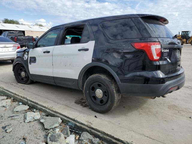 1FM5K8AR9GGB35874 - 2016 FORD EXPLORER POLICE INTERCEPTOR შავი ფოტო 2