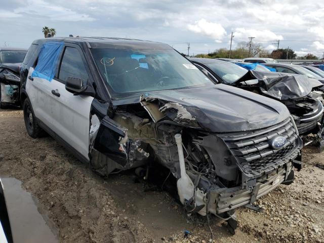 1FM5K8AR9GGB35874 - 2016 FORD EXPLORER POLICE INTERCEPTOR შავი ფოტო 4