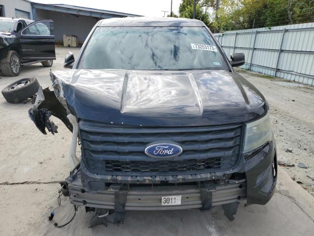 1FM5K8AR9GGB35874 - 2016 FORD EXPLORER POLICE INTERCEPTOR შავი ფოტო 5