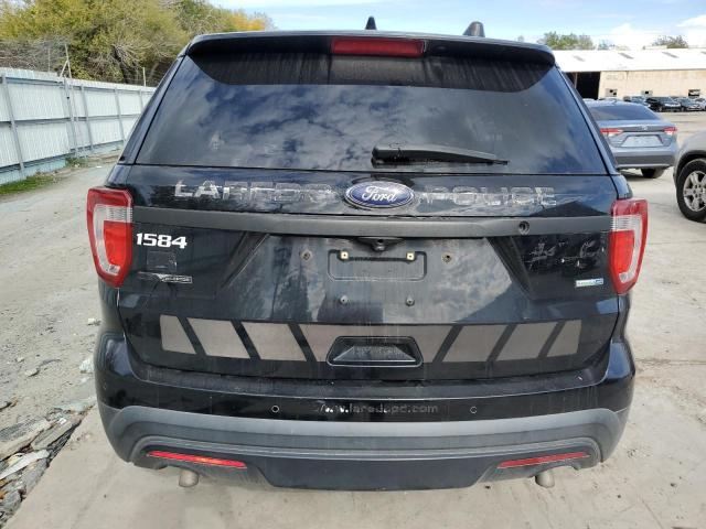 1FM5K8AR9GGB35874 - 2016 FORD EXPLORER POLICE INTERCEPTOR შავი ფოტო 6