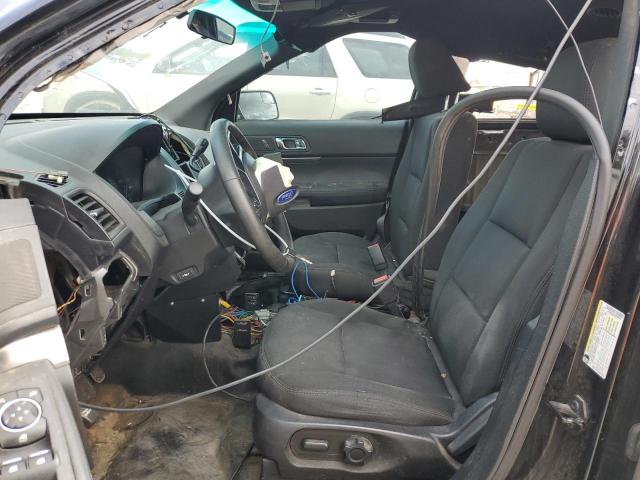 1FM5K8AR9GGB35874 - 2016 FORD EXPLORER POLICE INTERCEPTOR შავი ფოტო 7