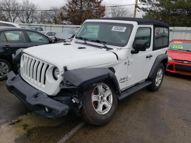 1C4GJXAN0LW259071 - 2020 JEEP WRANGLER SPORT WHITE photo 1