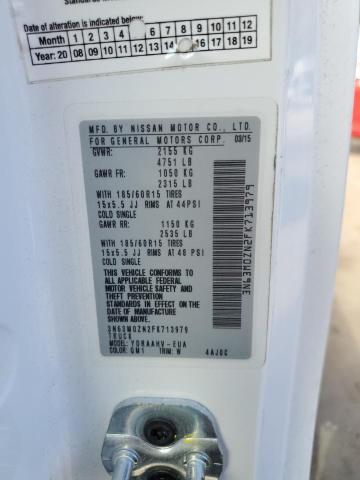 3N63M0ZN2FK713979 - 2015 CHEVROLET CITY EXPRE LT 白色 照片 14