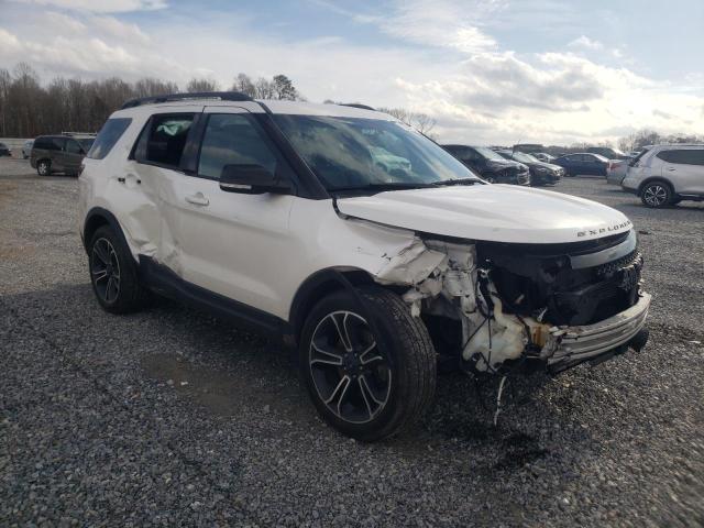 1FM5K8GT9FGB79746 - 2015 FORD EXPLORER SPORT WHITE photo 4