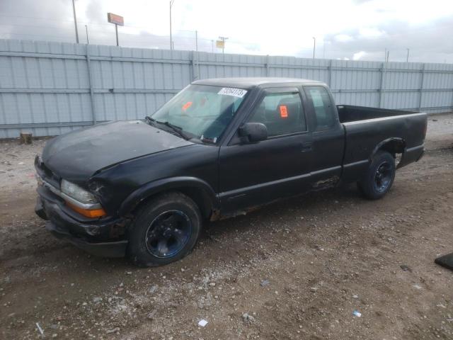 1GCCS19W618208939 - 2001 CHEVROLET S TRUCK S10 BLACK photo 1