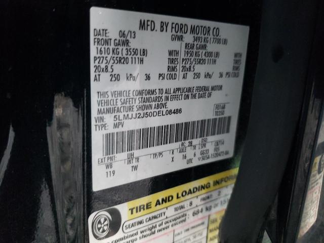 5LMJJ2J50DEL08486 - 2013 LINCOLN NAVIGATOR 黑色 照片 14