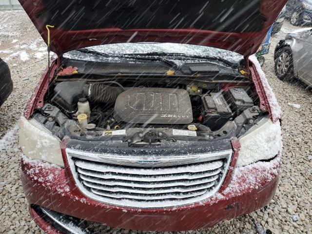 2C4RC1BG5DR691987 - 2013 CHRYSLER TOWN & COU TOURING წითელი ფოტო 12