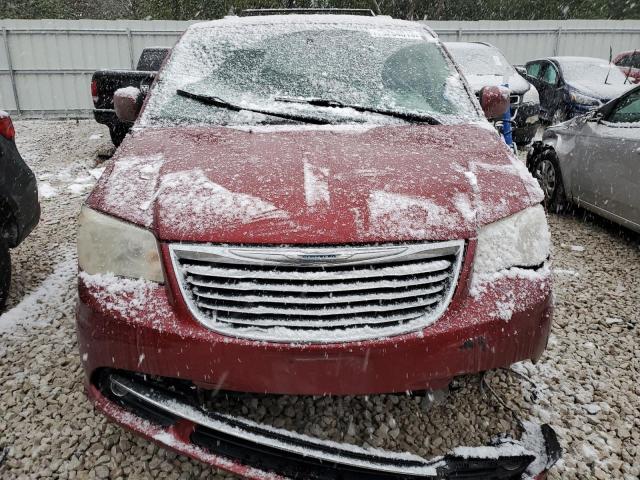 2C4RC1BG5DR691987 - 2013 CHRYSLER TOWN & COU TOURING წითელი ფოტო 5