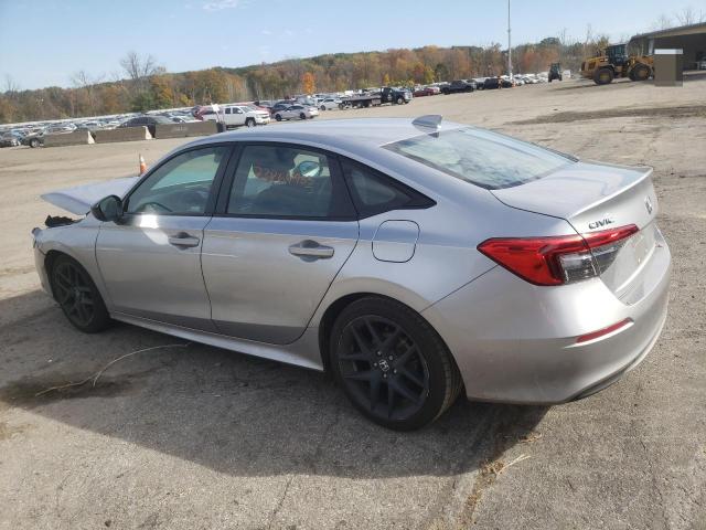 2HGFE2F5XPH536892 - 2023 HONDA CIVIC SPORT 银色 照片 2