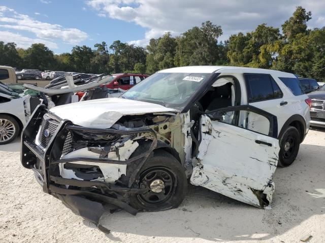 1FM5K8AB1NGB48960 - 2022 FORD EXPLORER POLICE INTERCEPTOR 白色 照片 1