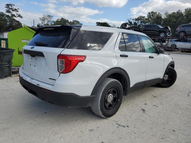 1FM5K8AB1NGB48960 - 2022 FORD EXPLORER POLICE INTERCEPTOR WHITE photo 3