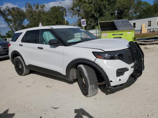 1FM5K8AB1NGB48960 - 2022 FORD EXPLORER POLICE INTERCEPTOR 白色 照片 4