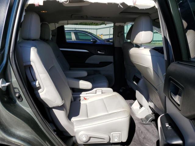 5TDKKRFH2FS087197 - 2015 TOYOTA HIGHLANDER XLE GREEN photo 10