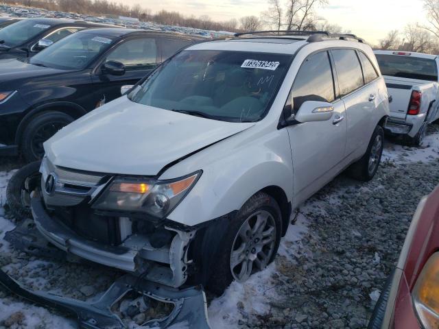 2HNYD286X9H518132 - 2009 ACURA MDX TECHNOLOGY WHITE photo 1