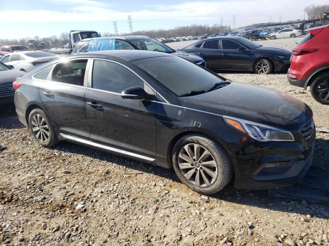 5NPE34AF2FH122412 - 2015 HYUNDAI SONATA SPORT BLACK photo 4